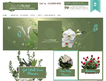Tablet Screenshot of boxhillflorist.com.au